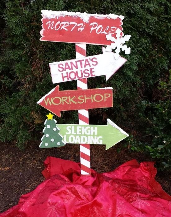 Wooden Outdoor Christmas Decorations