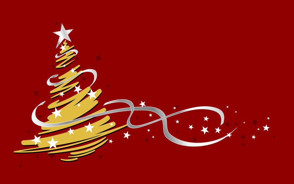 Christmas wallpaper with graphic design