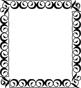 Decorative Borders Clip Art N17