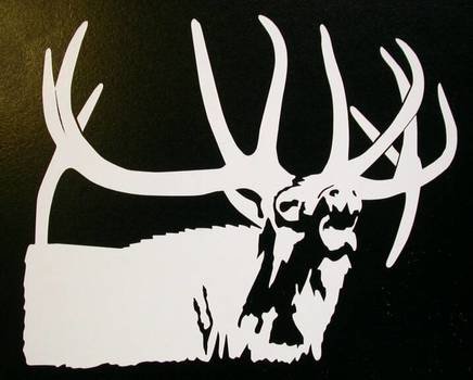 Elk Skull Decals