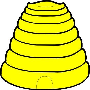 Bee Hive Clip Art N46
