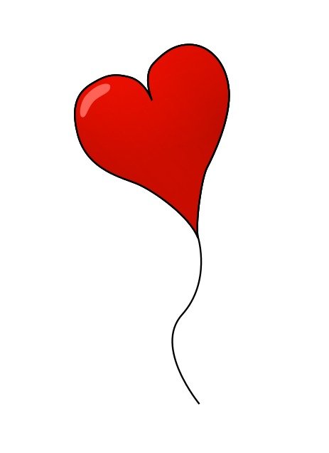 Heart Balloons Clip Art N17
