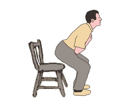 Stand Up Sit Down Chair