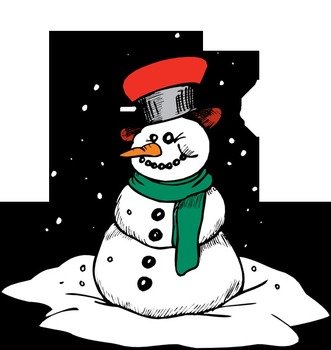 Mrs Snowman Clip Art