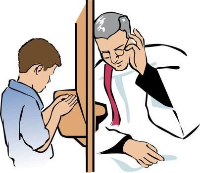 Catholic First Confession Clip Art