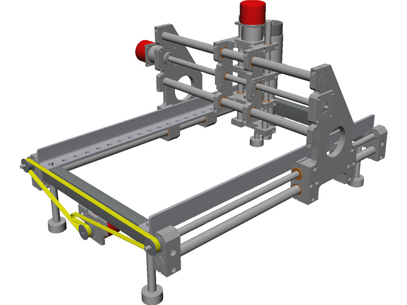 Cnc Machine 3d Model Free Download