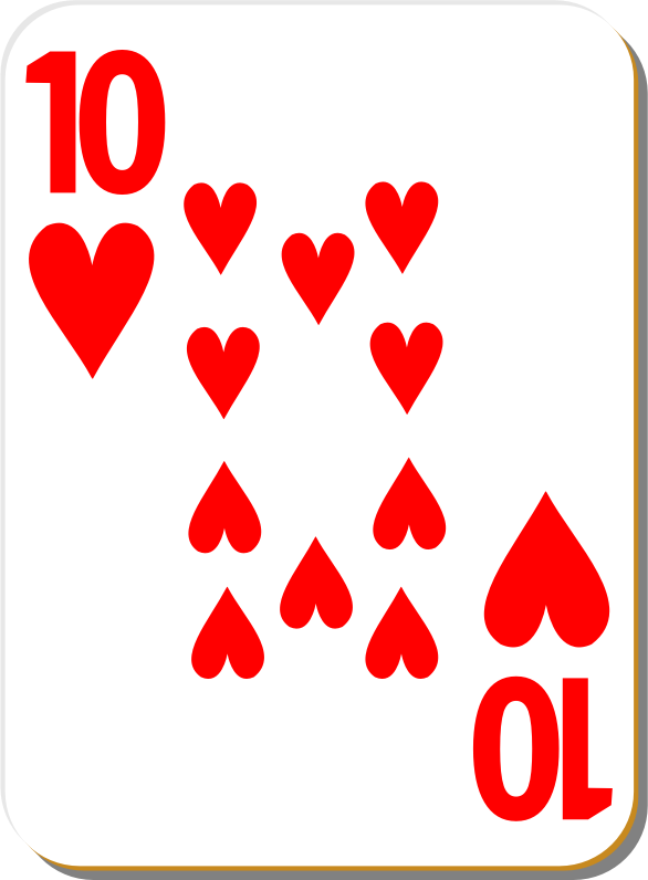 Queen Of Hearts Playing Card Clip Art N8 Free Image Download