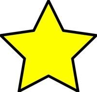 Yellow Star Clip Art N56