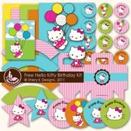 Hello Kitty Birthday Printables Free drawing