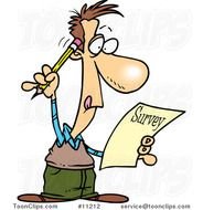 Cartoon Survey Clip Art N2