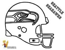 Seattle Seahawks Football Coloring Pages N2
