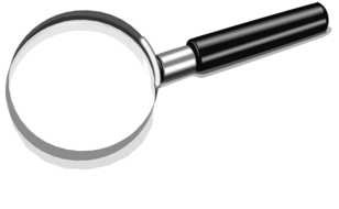 steel magnifying glass drawing