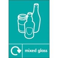 Glass Recycle Sign