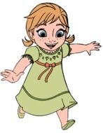 Clip Art Frozen Young Anna