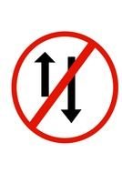 No Way Clip Art drawing