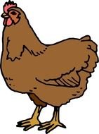 Cartoon Chicken Clip Art