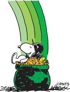 Snoopy And Woodstock St Patricks Day