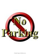 Free No Parking Signs N2