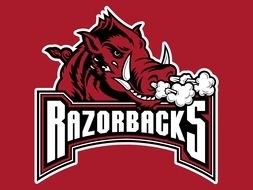 Arkansas Razorbacks Logo drawing