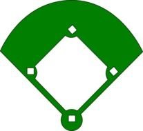 Art Clip Diamond Baseball Field
