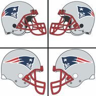 New England Patriots Helmet Logo N6