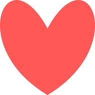 Orange Heart Clip Art N19