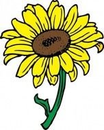 Sunflower Clip Art N110