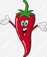 Hot Chili Pepper Cartoon N11