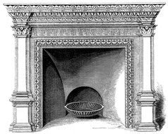 Ä°llustration of Fireplace