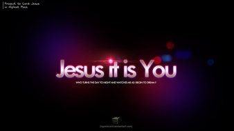 banner with the inscription Jesus breaks the chain
