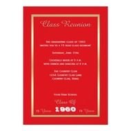 High School Class Reunion Invitations