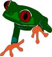 Tree Frog Clip Art N12