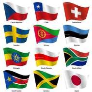 Waving Flags drawing