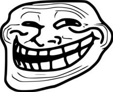 Troll Face as a picture for clipart