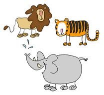 Lions And Tigers Cartoons