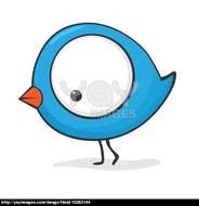 Free Download Cute Bird Cartoon Flying Royalty Stock Photo Image