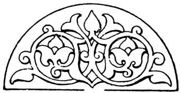 Arabian Lunette Panel drawing