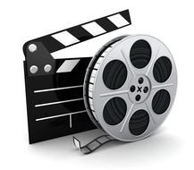 Movie Theater Film Roll drawing
