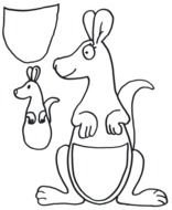 Kangaroo Coloring Pages N6