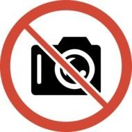 No Camera, prohibition Sign
