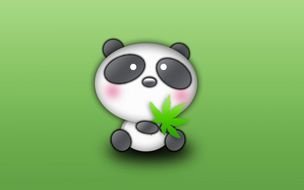 Cute Cartoon Baby Panda drawing