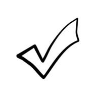 Check Mark Symbol N13