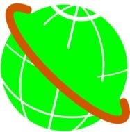 Green Globe Clip Art N6