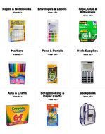 Dollar General School Supplies drawing