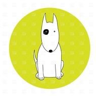 Cartoon Bull Terrier N5
