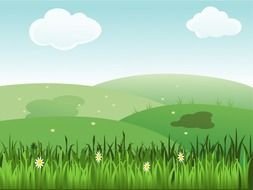 Clip art of Farm Field