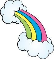 Rainbow Star Clip Art N17