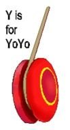 red yoyo drawing