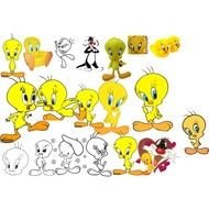 Tweety Cartoon Scrapbook Clipart