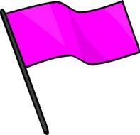Pink Flag Banner